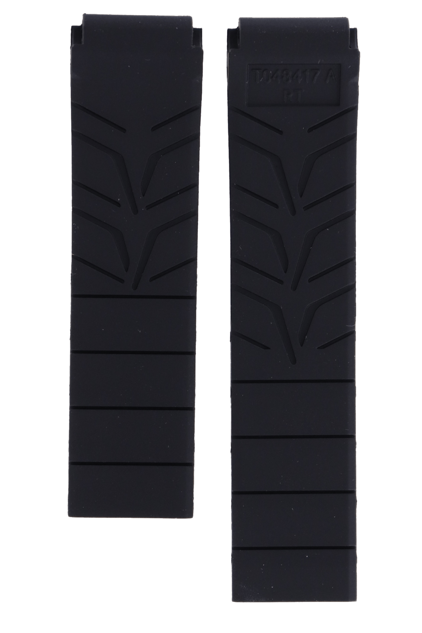 Tissot T048417A &amp; T048427A Watch Band T610029696 Black Silicone 21 mm T - Race - Watch Plaza