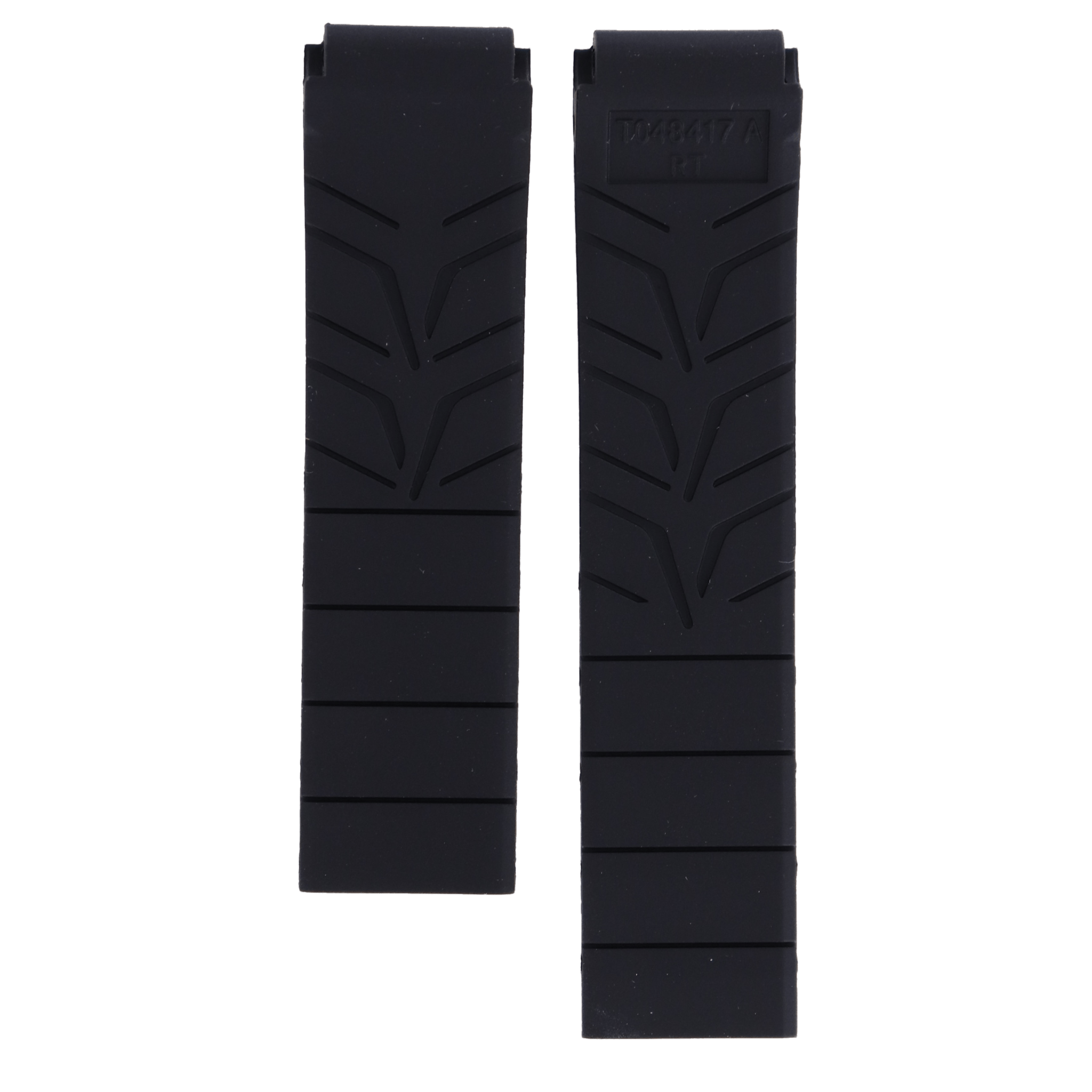 Tissot T048417A & T048427A Watch Band T610029696 Black Silicone 21 mm T - Race - Watch Plaza