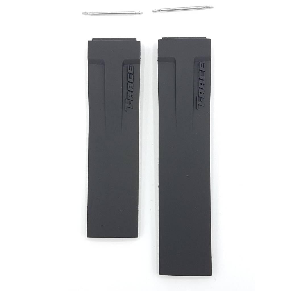 Tissot T048417A & T048427A Watch Band T610029696 Black Silicone 21 mm T - Race - Watch Plaza