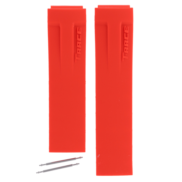 Tissot T048417A Watch Band T610029689 Red Silicone 21 mm T - Race - Watch Plaza