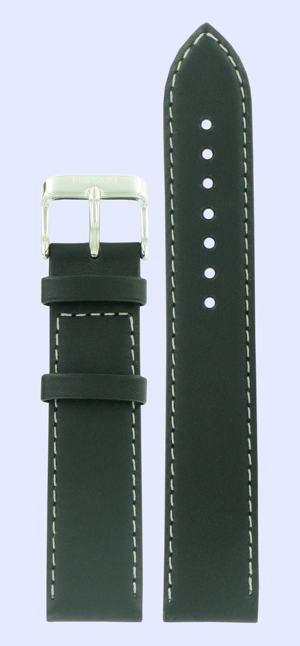 Tissot T049410A Watch Band T600029589 Black Leather 19 mm PR 100 - Watch Plaza