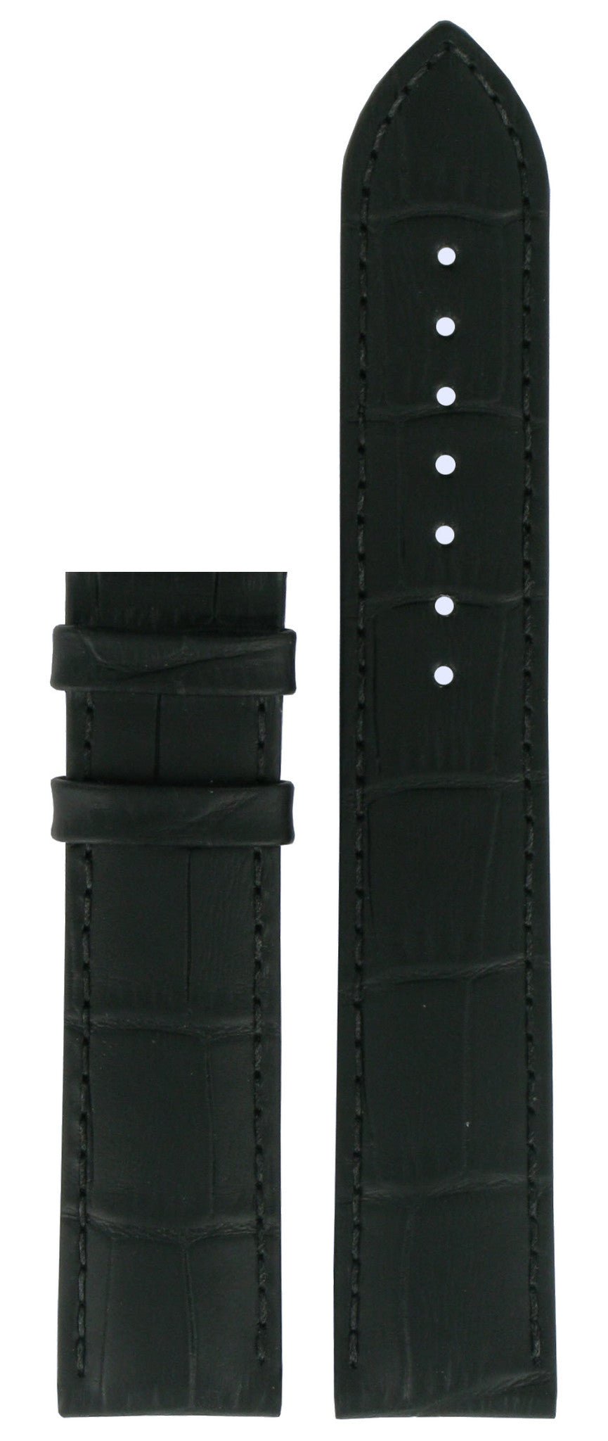 Tissot T055417A, T055410A & T055430A Watch Band T610032709 Black Leather 19 mm PRC 200 - Watch Plaza