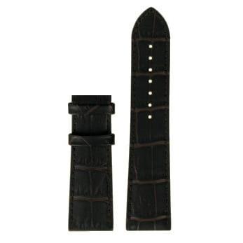 Tissot T055427A Watch Band T610034061 Dark Brown Leather 23 mm PRC 200 - Watch Plaza