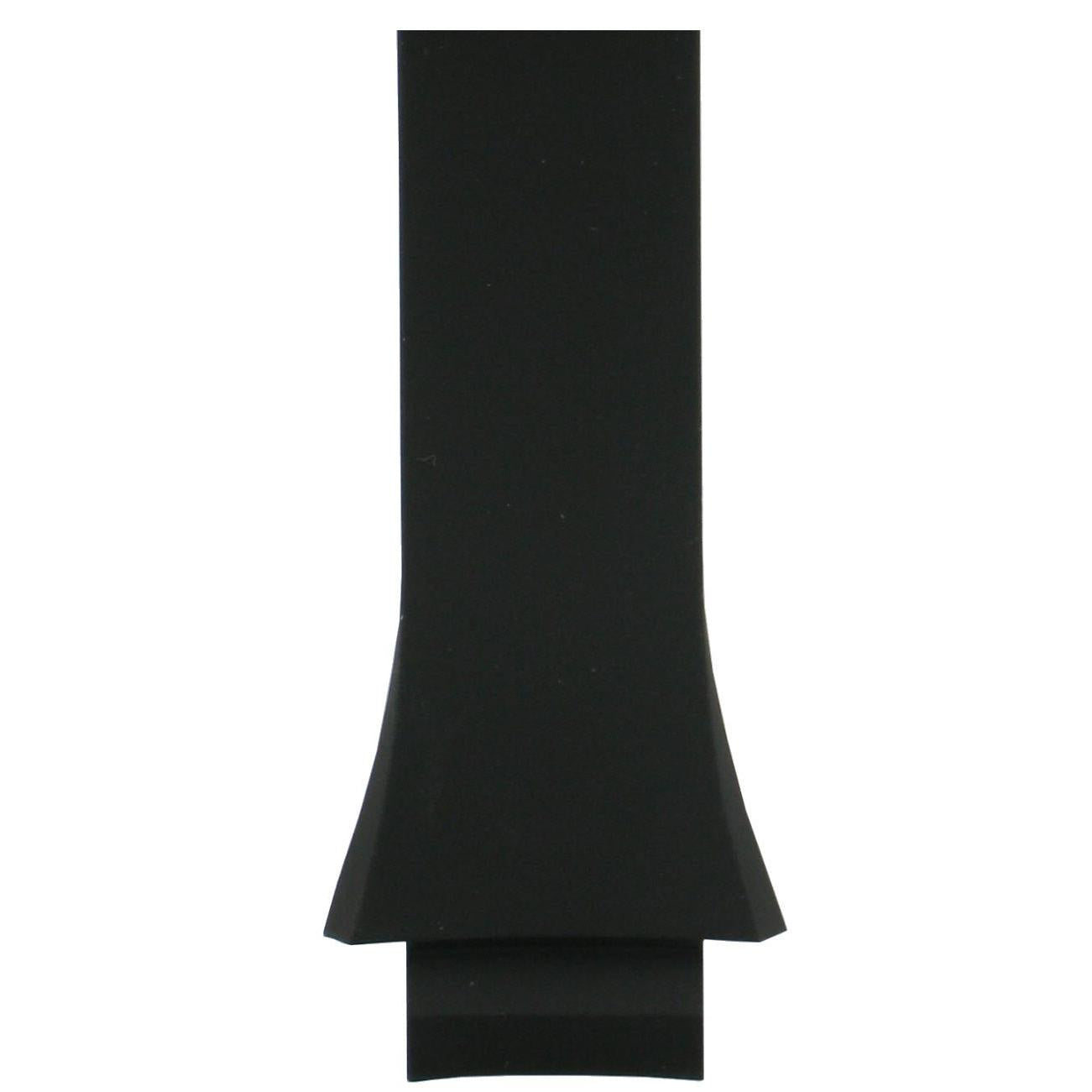 Tissot T056420A Watch Band T610029889 Black Silicone 20 mm Sailing Touch - Watch Plaza