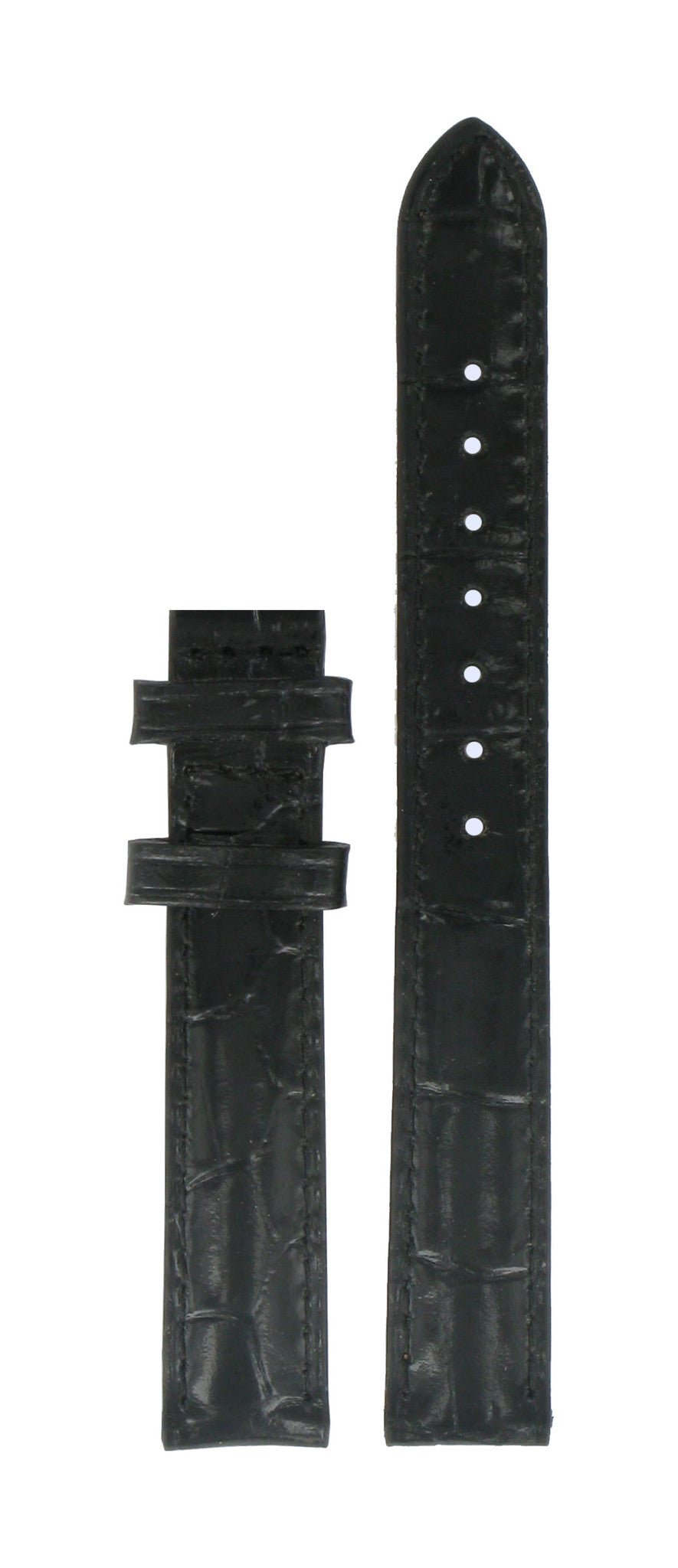 Tissot T057210A & T057910A Watch Band T610030311 Black Leather 13 mm Every Time - Watch Plaza