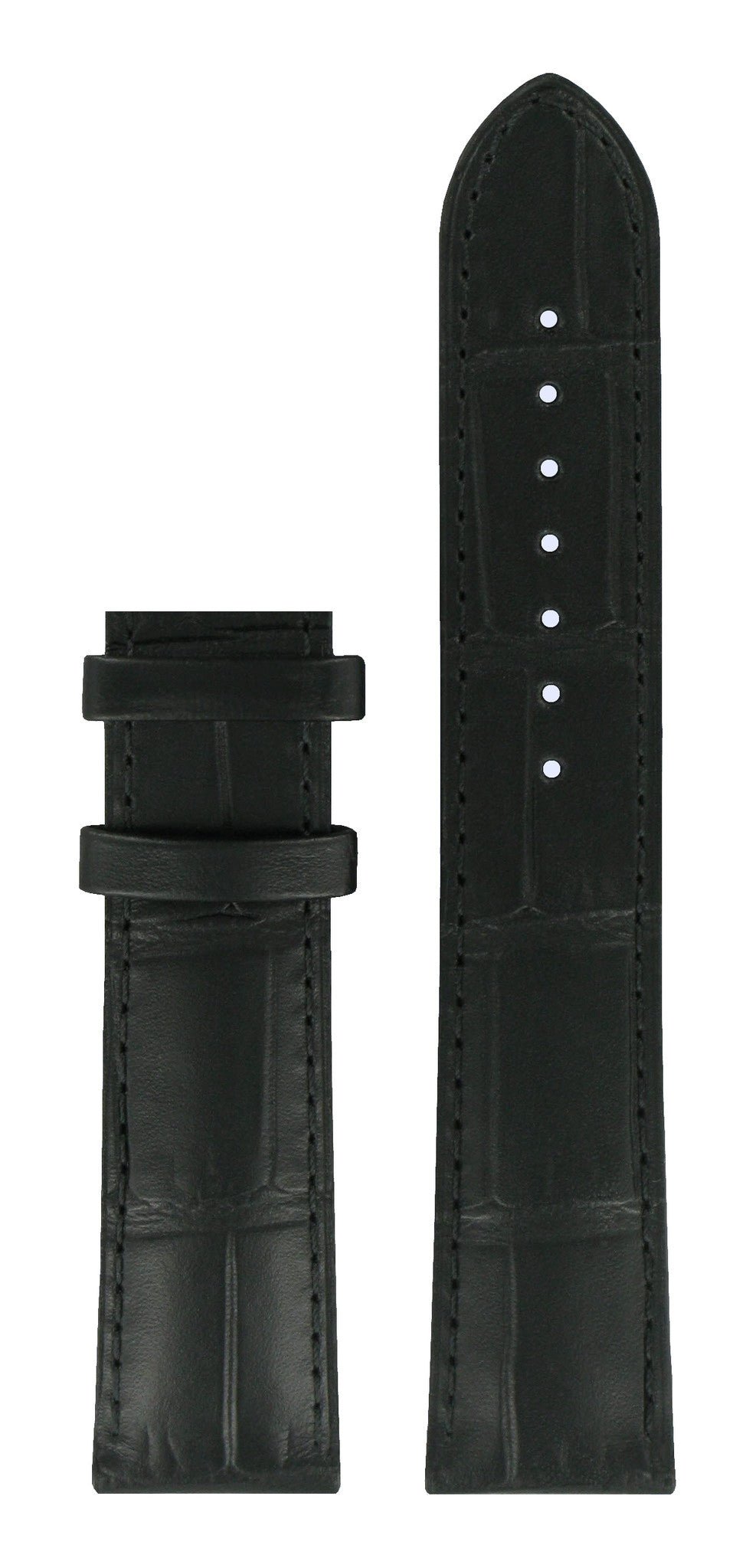 Tissot T059507A, T059528A & T083420A Watch Band T610031623 Black Leather 20 mm T - Lord & T - Touch Classic - Watch Plaza