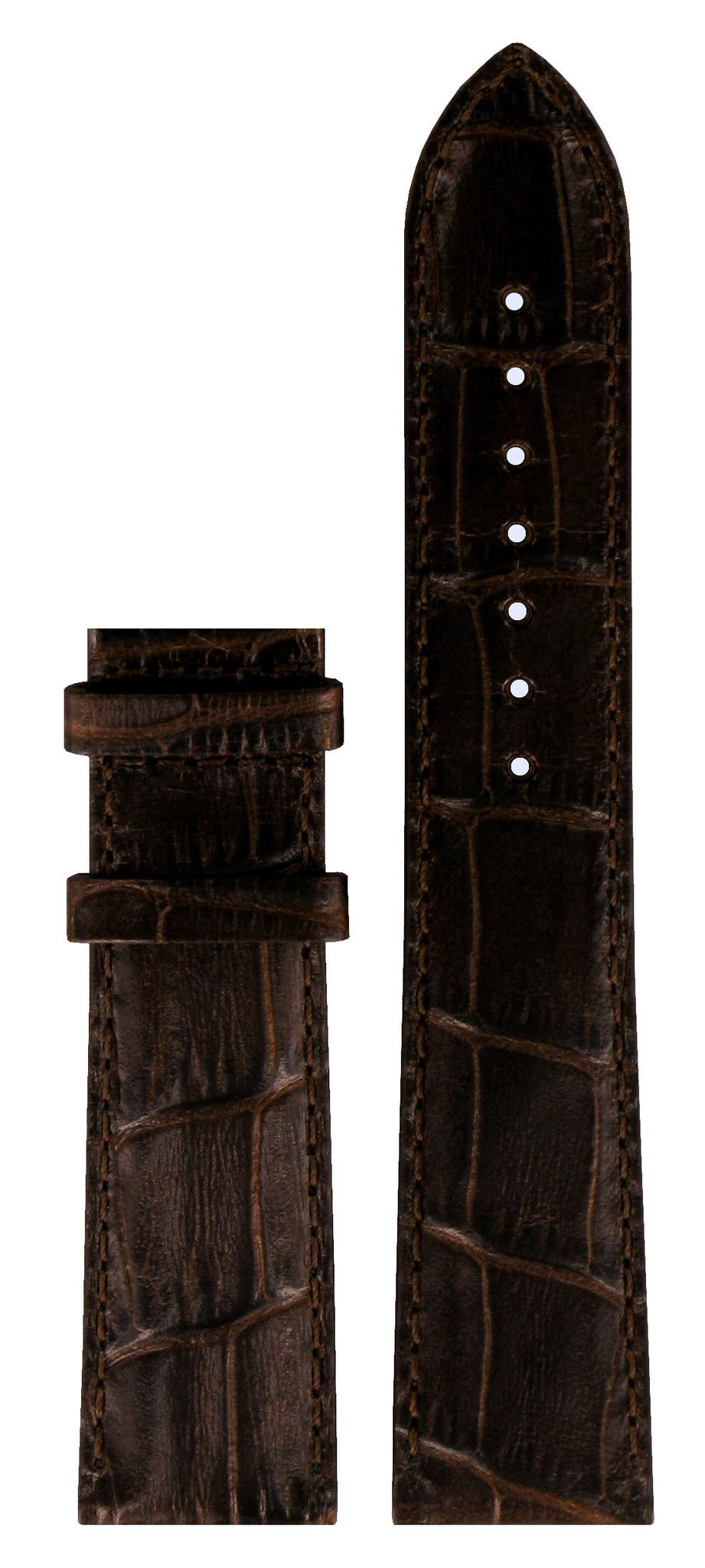 Tissot T059507A & T059528A Watch Band T610030279 Dark Brown Leather 20 mm T - Lord - Watch Plaza