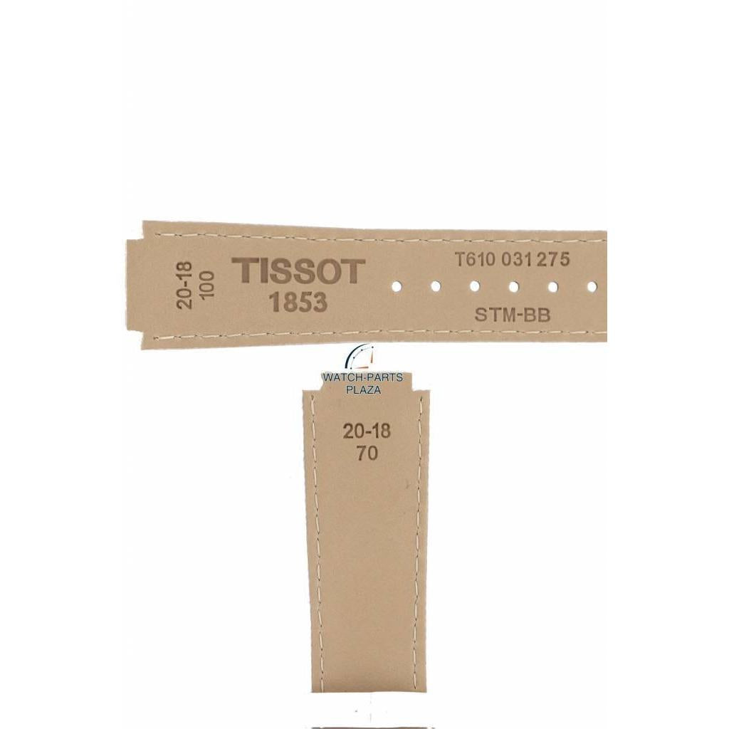 Tissot T061310 - T - Trend Watch Band T610031275 White Leather 14 mm TXL - Watch Plaza
