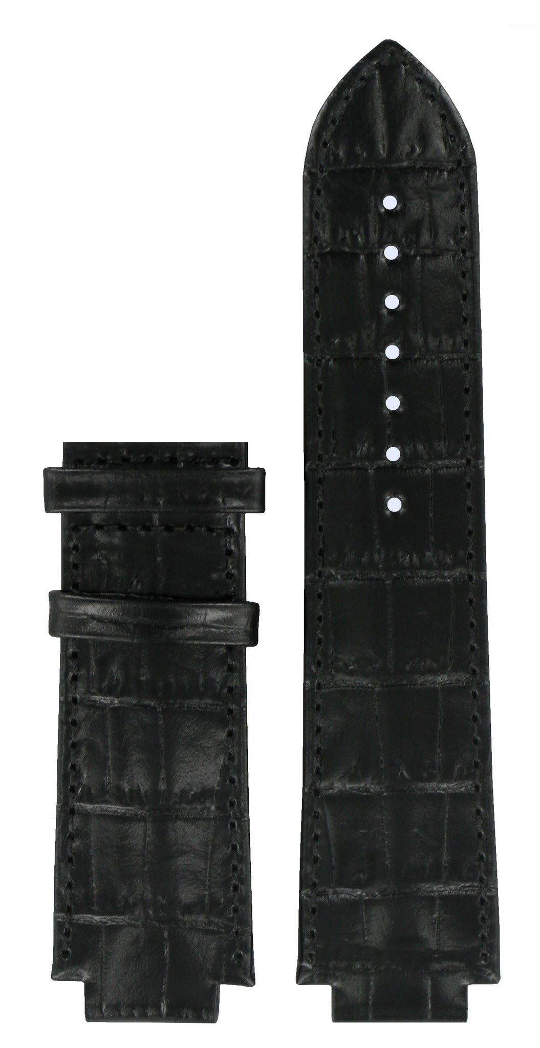 Tissot T0617171605100 XL Watch Band T610030954 Black Leather 16 mm TXL - Watch Plaza