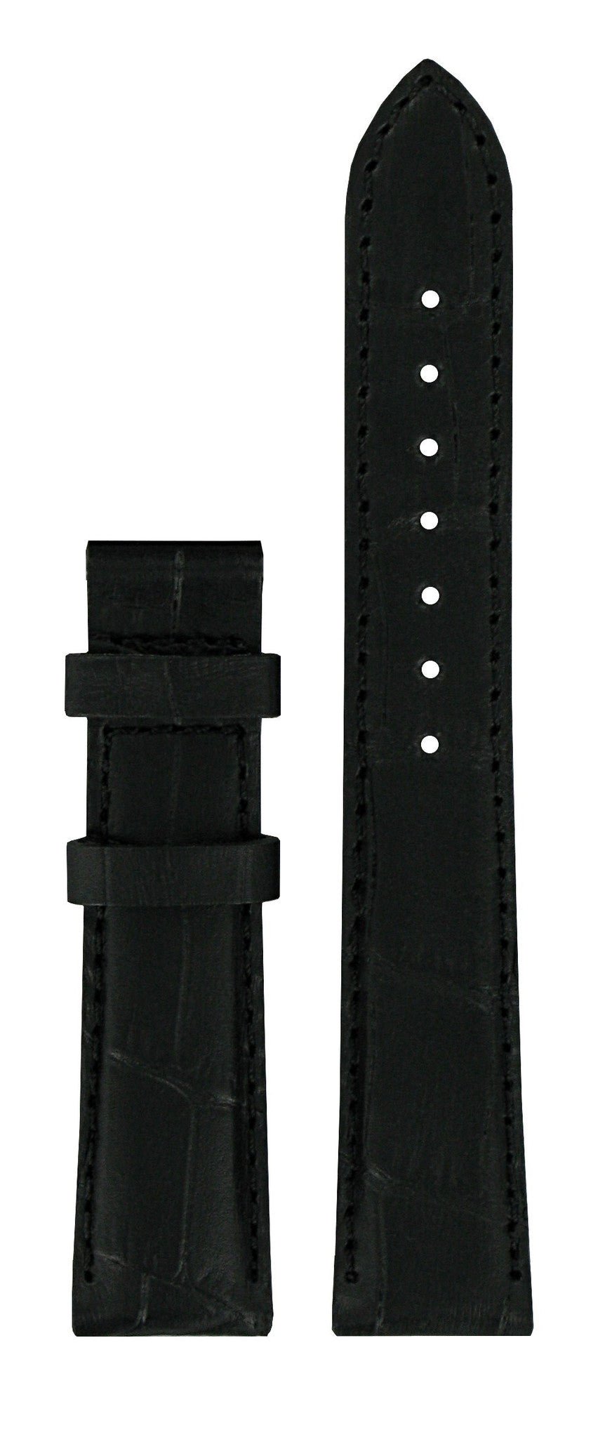 Tissot T063428A, T063907A & T019430A XL Watch Band T610031947 Dark Brown Leather 20 mm Tradition & Visodate - Watch Plaza