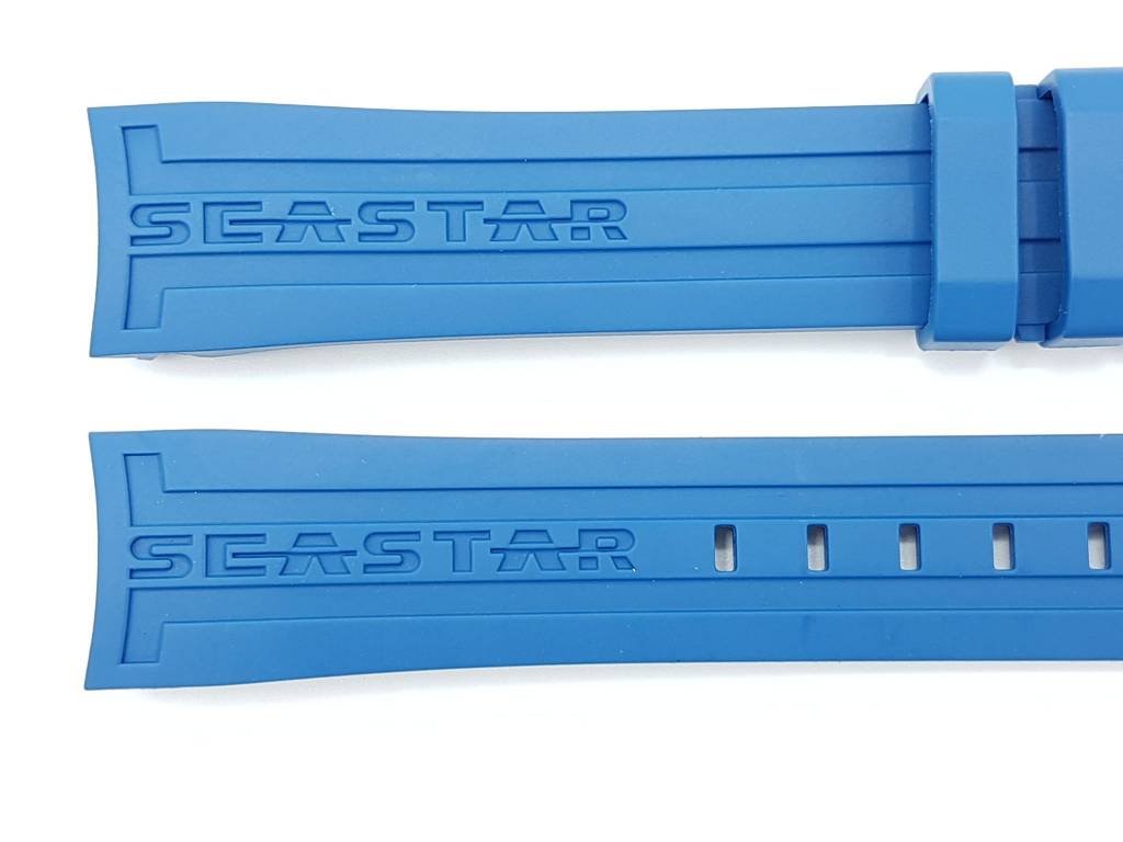 Tissot T066407A Seastar 1000 Watch Band T603031422 Blue Silicone 19 mm Seastar 1000 - Watch Plaza