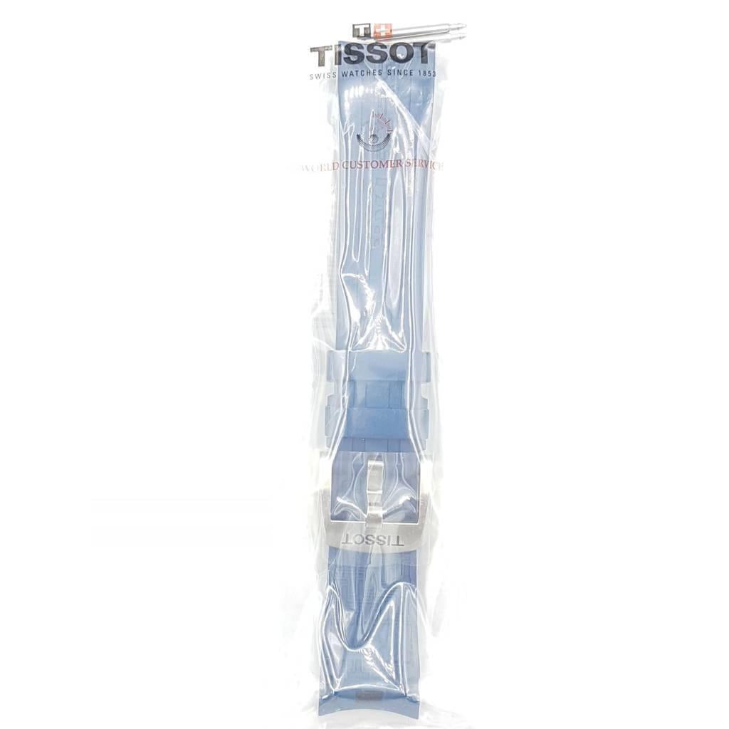 Tissot T066407A Seastar 1000 Watch Band T603031422 Blue Silicone 19 mm Seastar 1000 - Watch Plaza