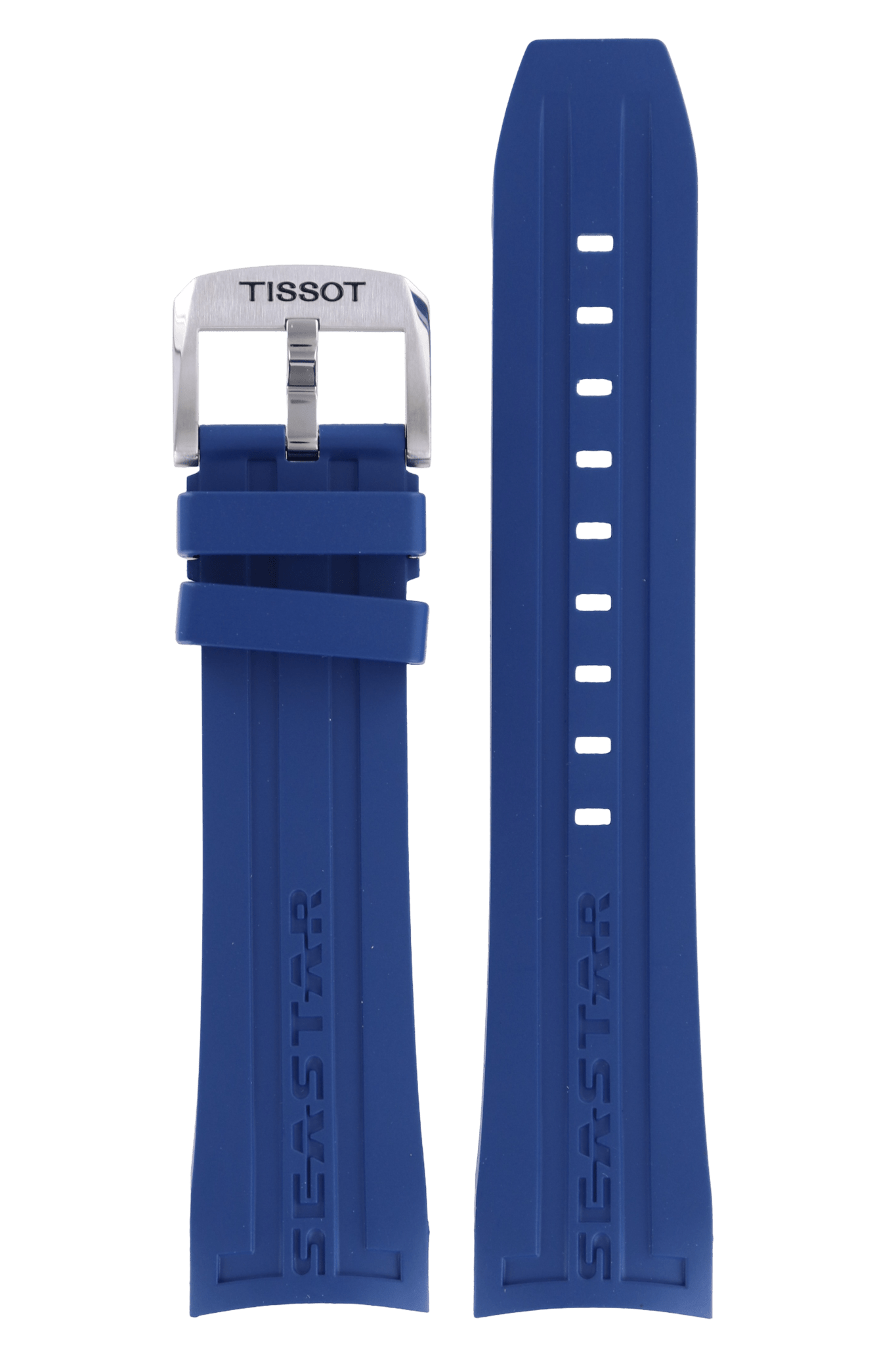 Tissot T066427A Seastar 1000 Watch Band T603031454 Blue Silicone 23 mm Seastar 1000 - Watch Plaza