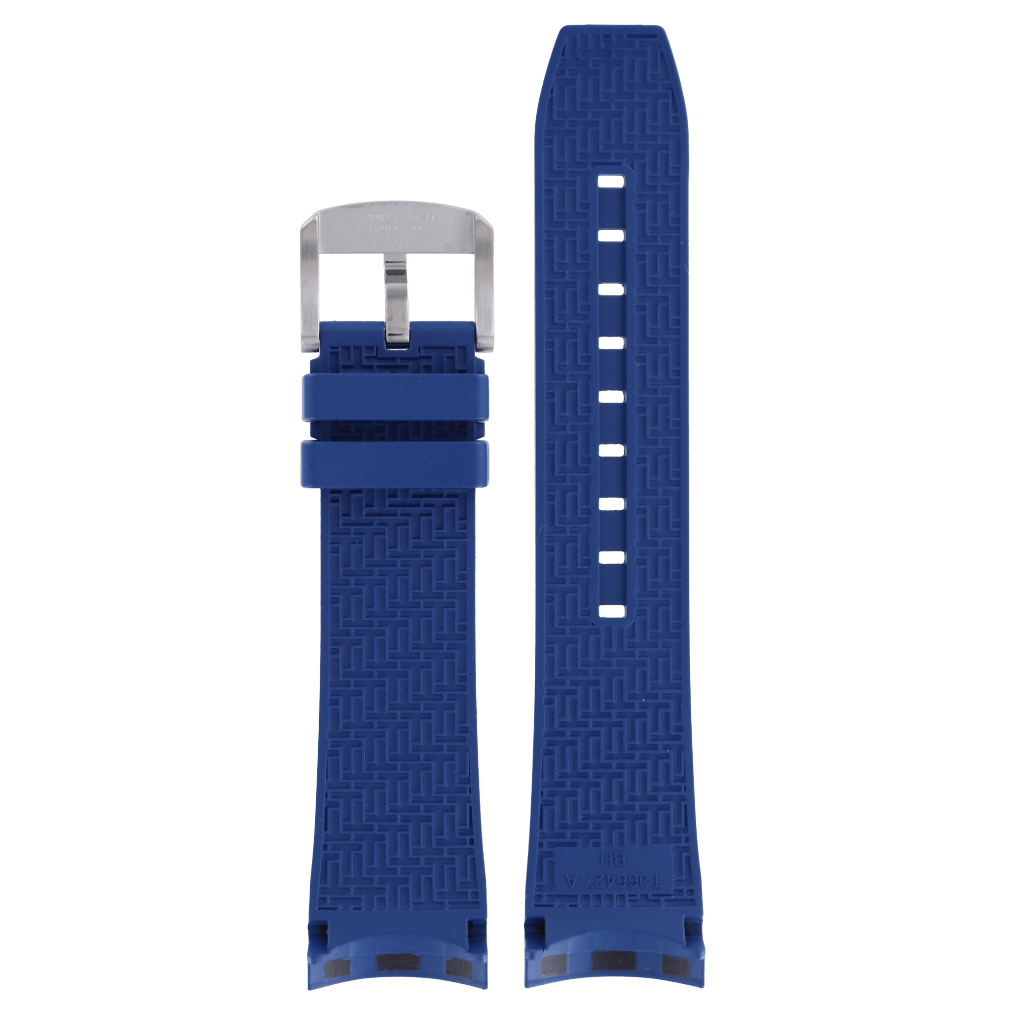 Tissot T066427A Seastar 1000 Watch Band T603031454 Blue Silicone 23 mm Seastar 1000 - Watch Plaza