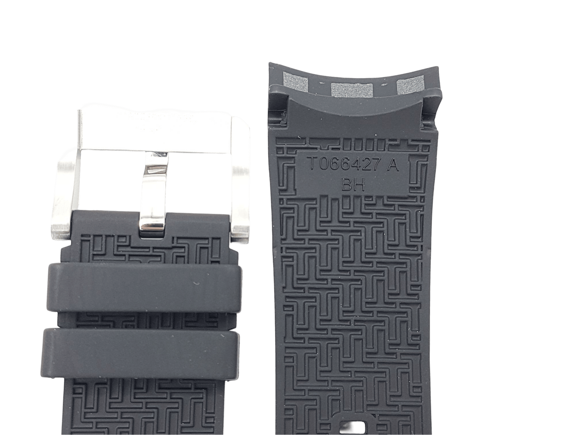 Tissot T066427A &amp; T066414 Seastar 660 Watch Band T603031453 Black Silicone 23 mm Seastar 1000 - Watch Plaza