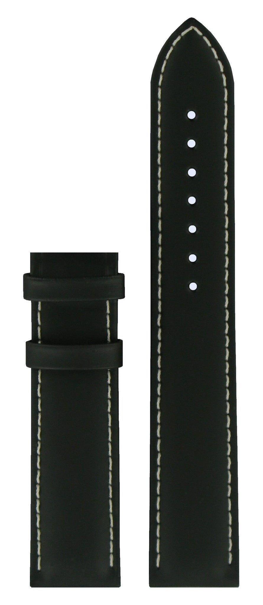 Tissot T067417A Watch Band T610031784 Black Leather 19 mm PRS 200 - Watch Plaza