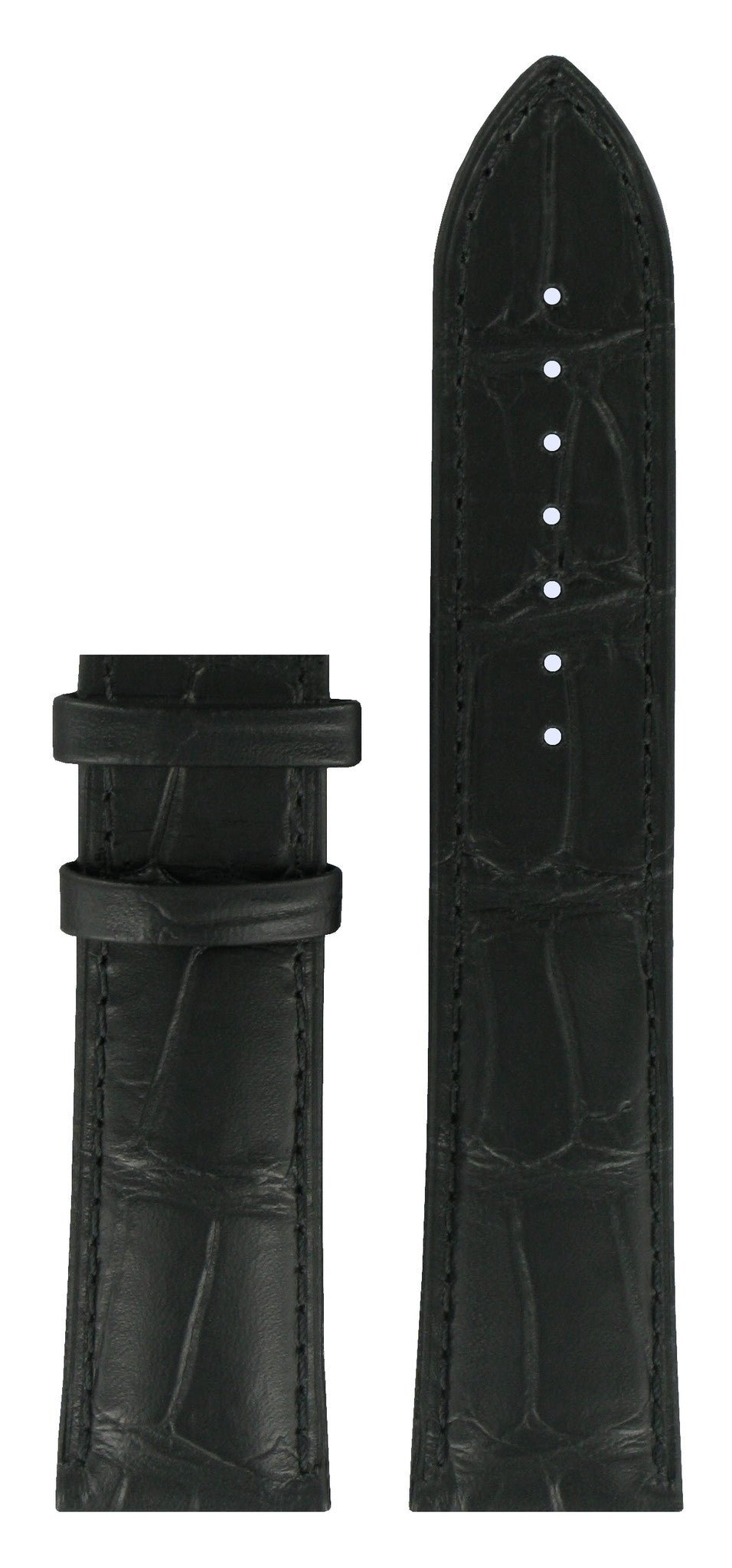 Tissot T070406A, T070405A & T059527A Watch Band T610031629 Black Leather 22 mm T - Lord & T - Complication - Watch Plaza