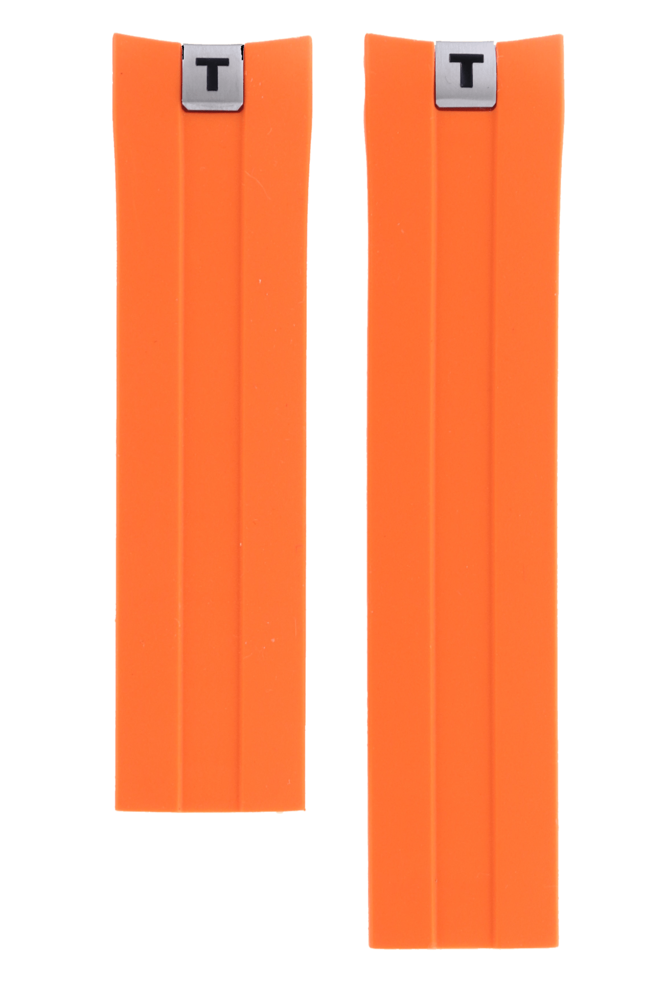 Tissot T076417 - Tony Parker T - Sport Watch Band T610032877 Orange Silicone 21 mm PRS 330 - Watch Plaza