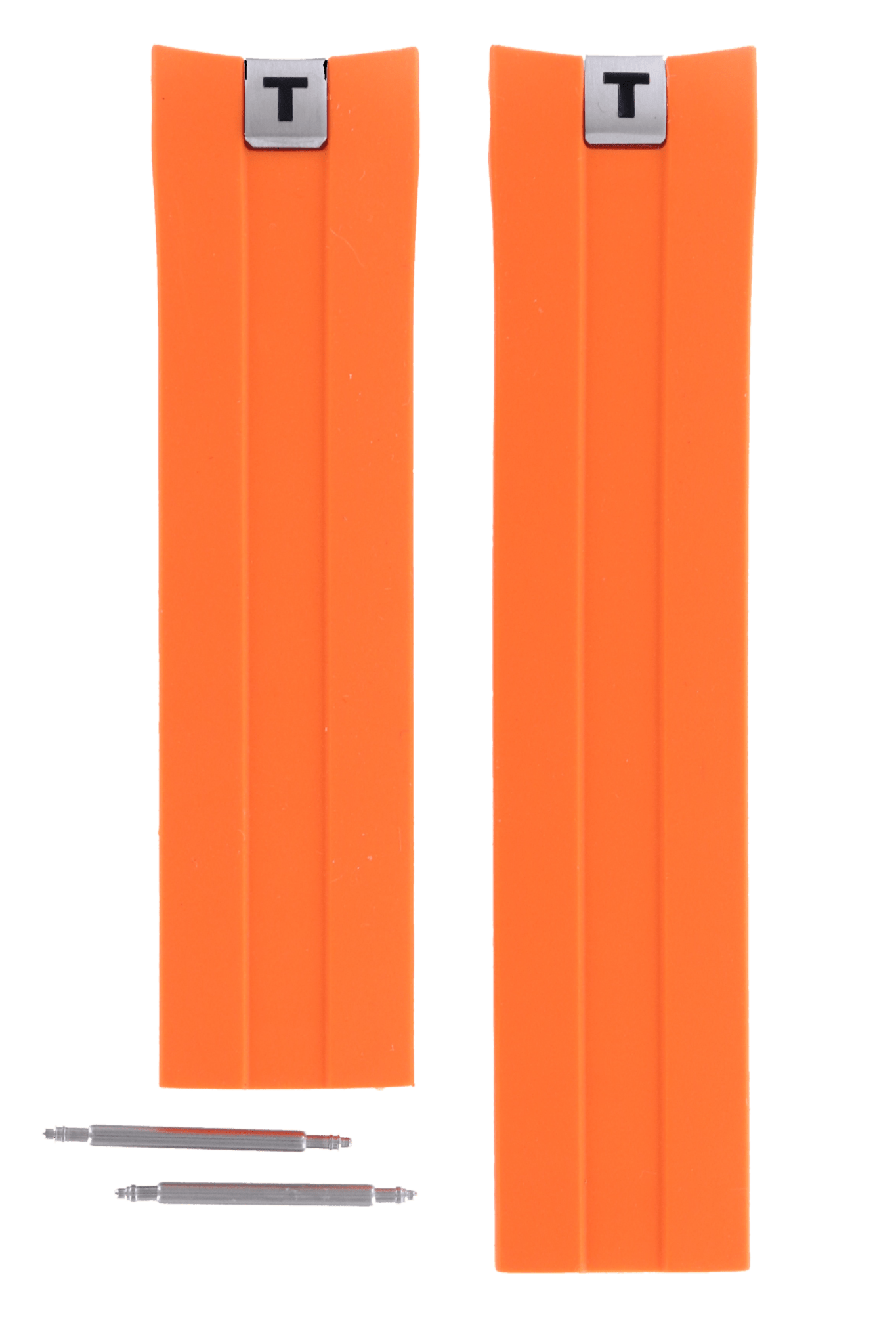 Tissot T076417 - Tony Parker T - Sport Watch Band T610032877 Orange Silicone 21 mm PRS 330 - Watch Plaza