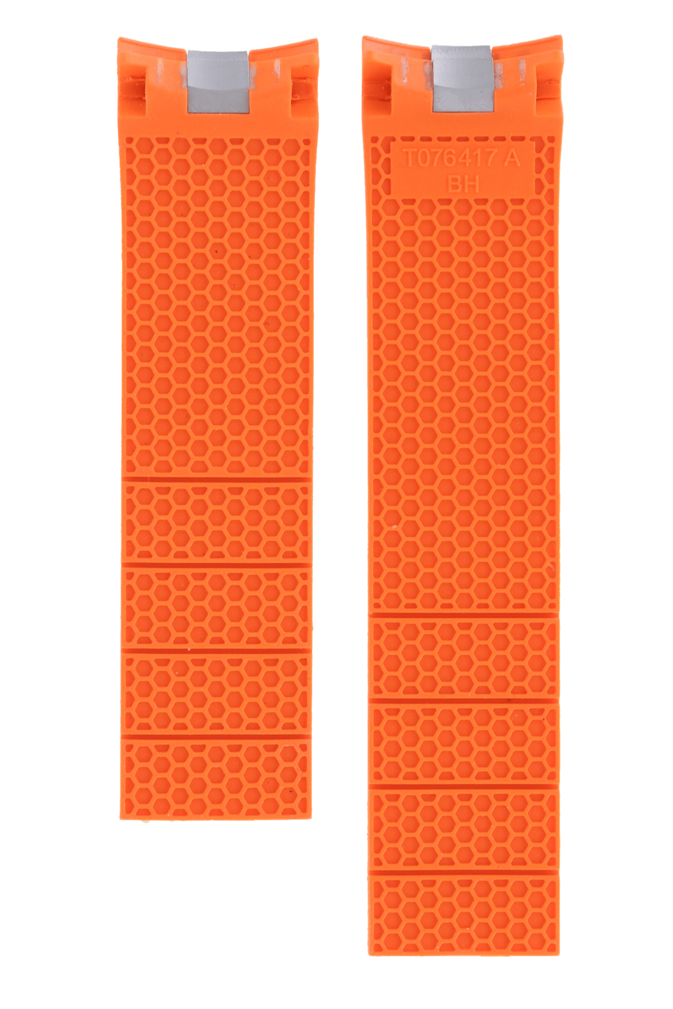 Tissot T076417 - Tony Parker T - Sport Watch Band T610032877 Orange Silicone 21 mm PRS 330 - Watch Plaza