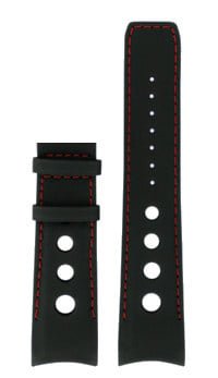 Tissot T079427A Watch Band T610034296 Black Leather 23 mm PRS 516 - Watch Plaza