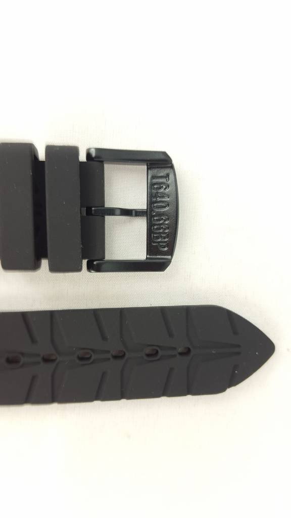 Tissot T081420A Watch Band T603035436 Black Silicone 19 mm T - Race - Watch Plaza