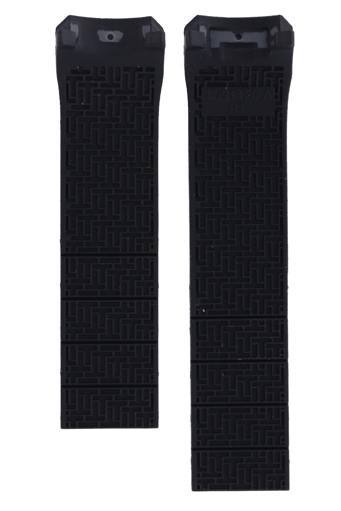 Tissot T091420A - Expert Solar Watch Band T610034733 Black Silicone 22 mm T - Touch Solar - Watch Plaza