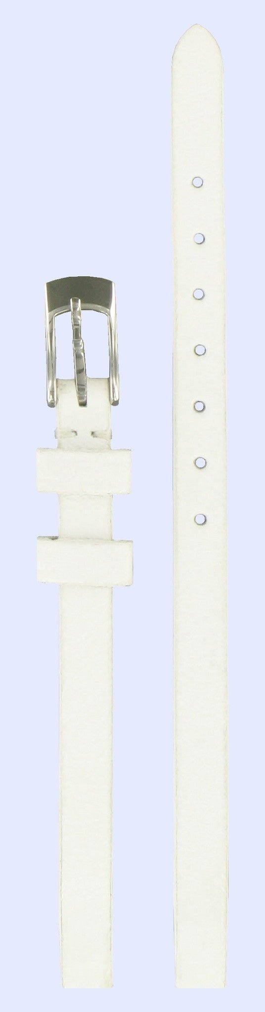 Tissot T31125111 Watch Band T600017063 White Leather 06 mm Spicy - Watch Plaza