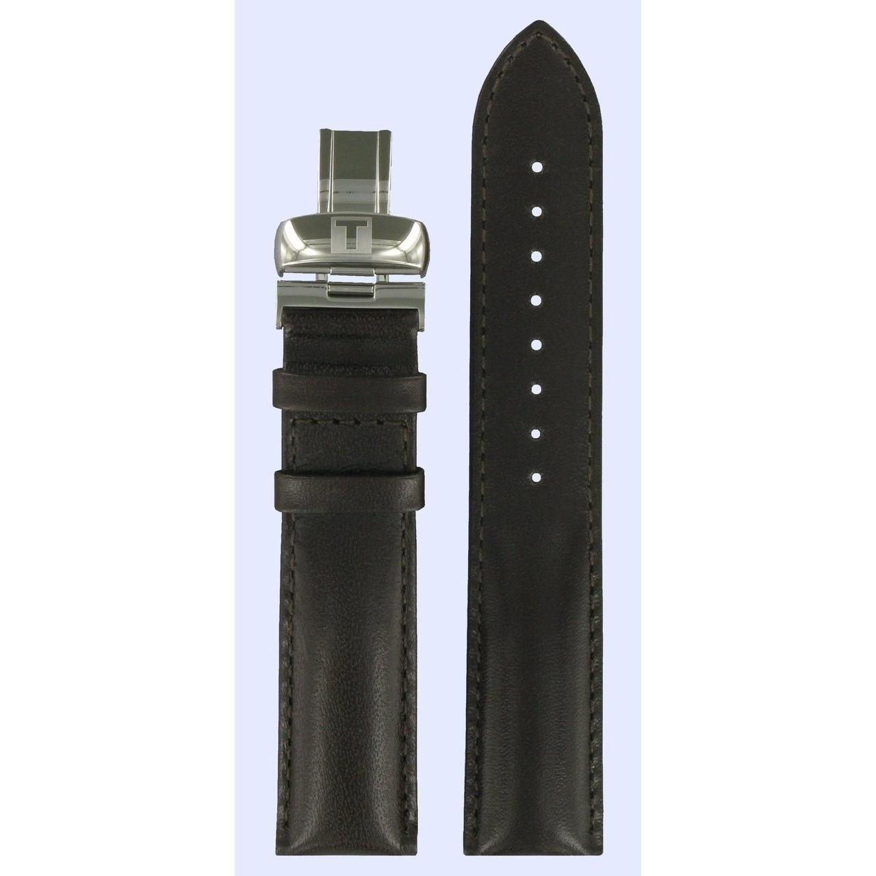 Tissot T33131832 Watch Band T600013645 Black Leather 19 mm T - Touch Classic - Watch Plaza