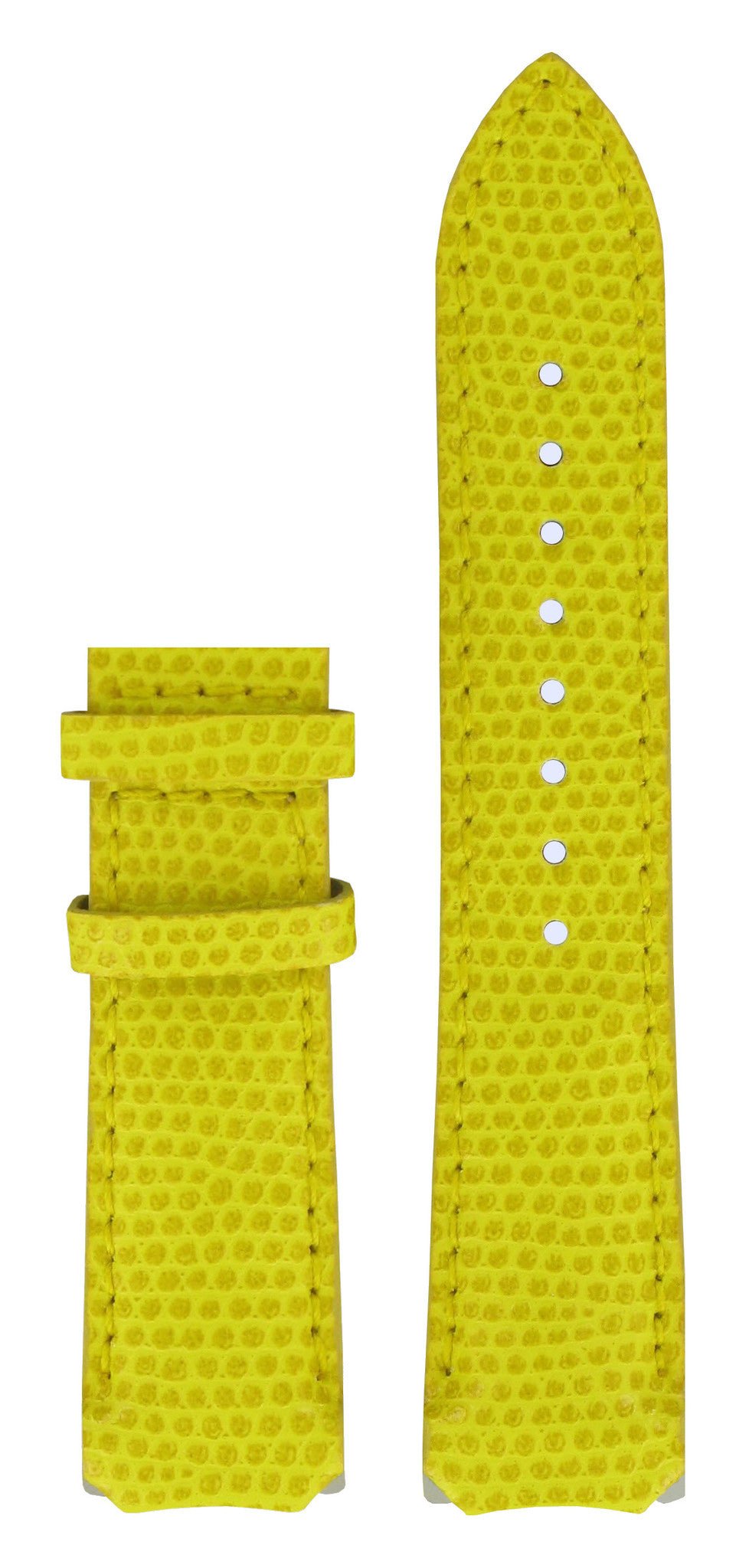 Tissot T33760882 Special Edition Watch Band T610020735 Yellow Leather 20 mm T - Touch Nascar - Watch Plaza