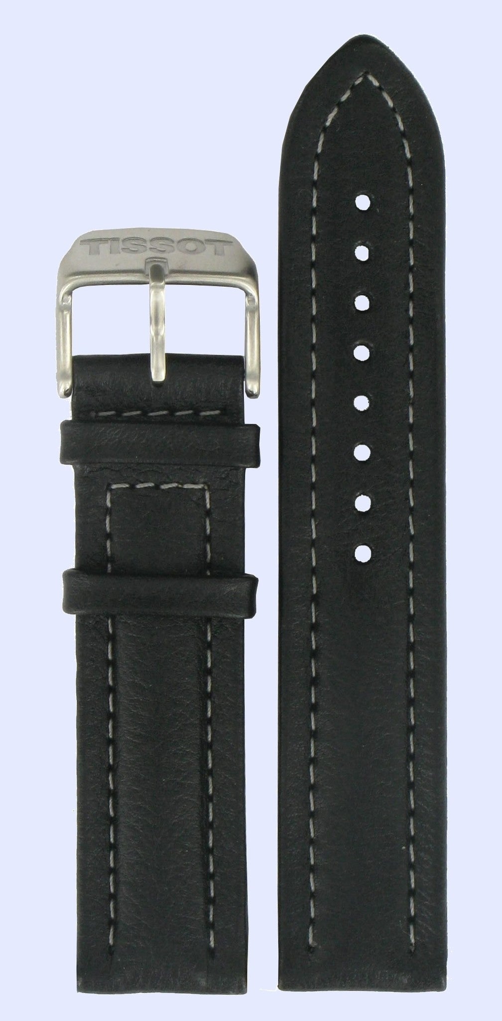 Tissot T36172652 - S852 T - Sport Watch Band T600013452 Black Leather 20 mm V8 Chrono - Watch Plaza