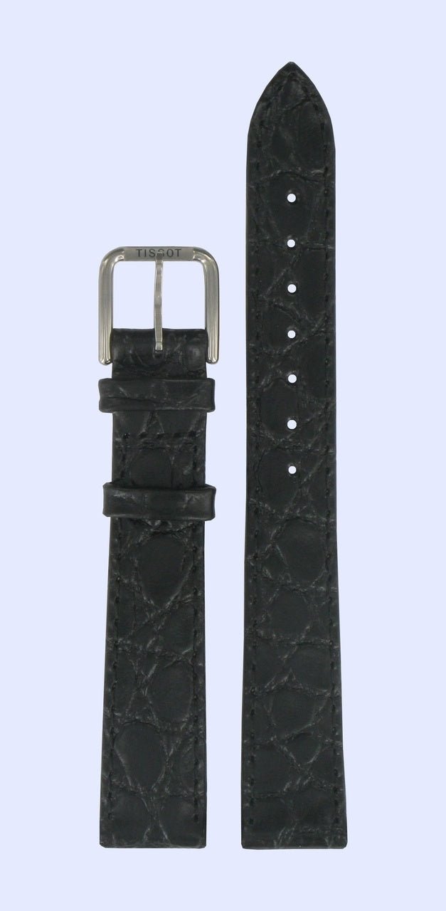 Tissot T52112 T - Classic Watch Band T600013055 Black Leather 14 mm Desire - Watch Plaza