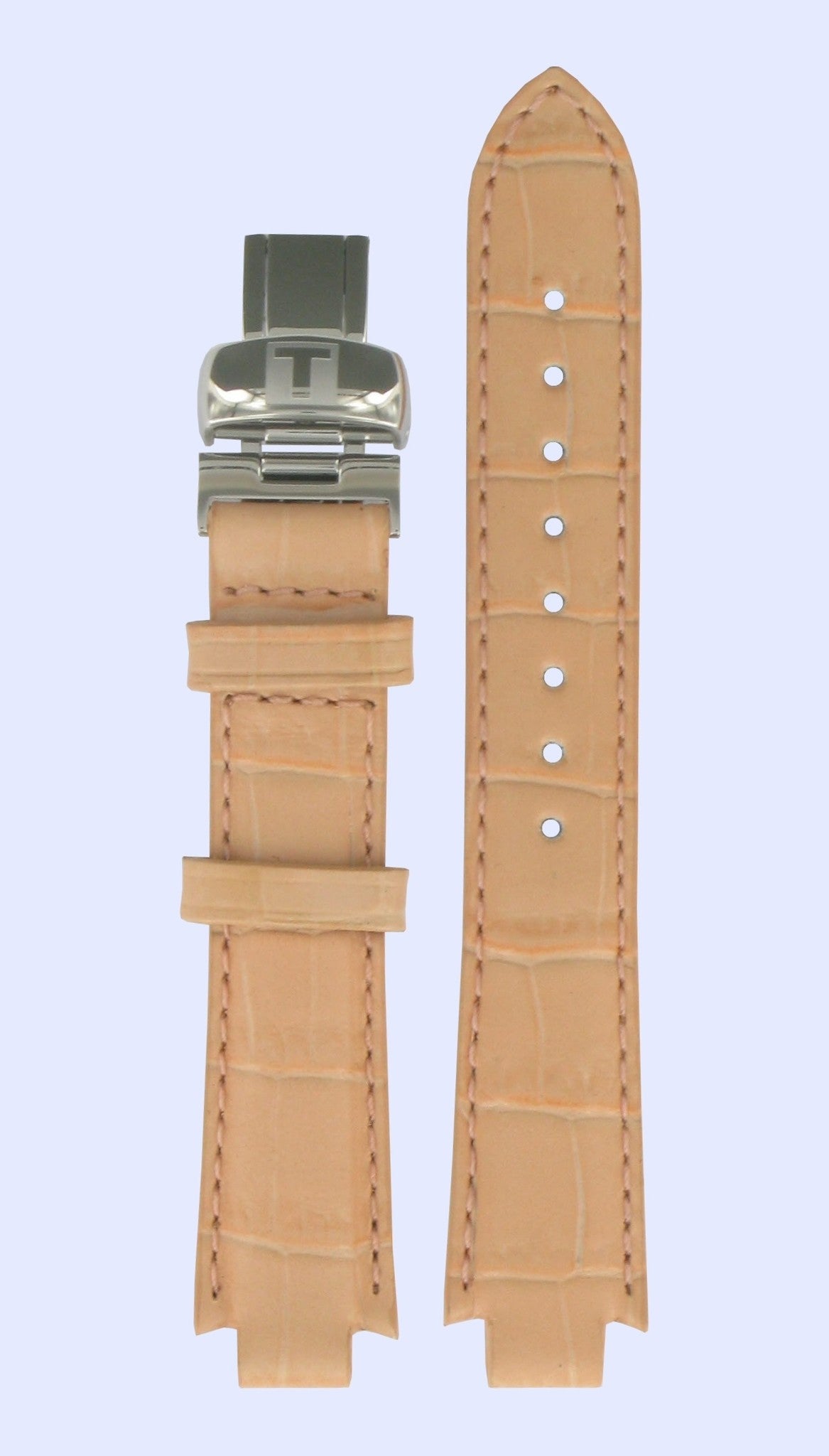 Tissot T60124993 T - Trend Watch Band T600013642 Pink Leather 09,5 mm TXL & TXS - Watch Plaza