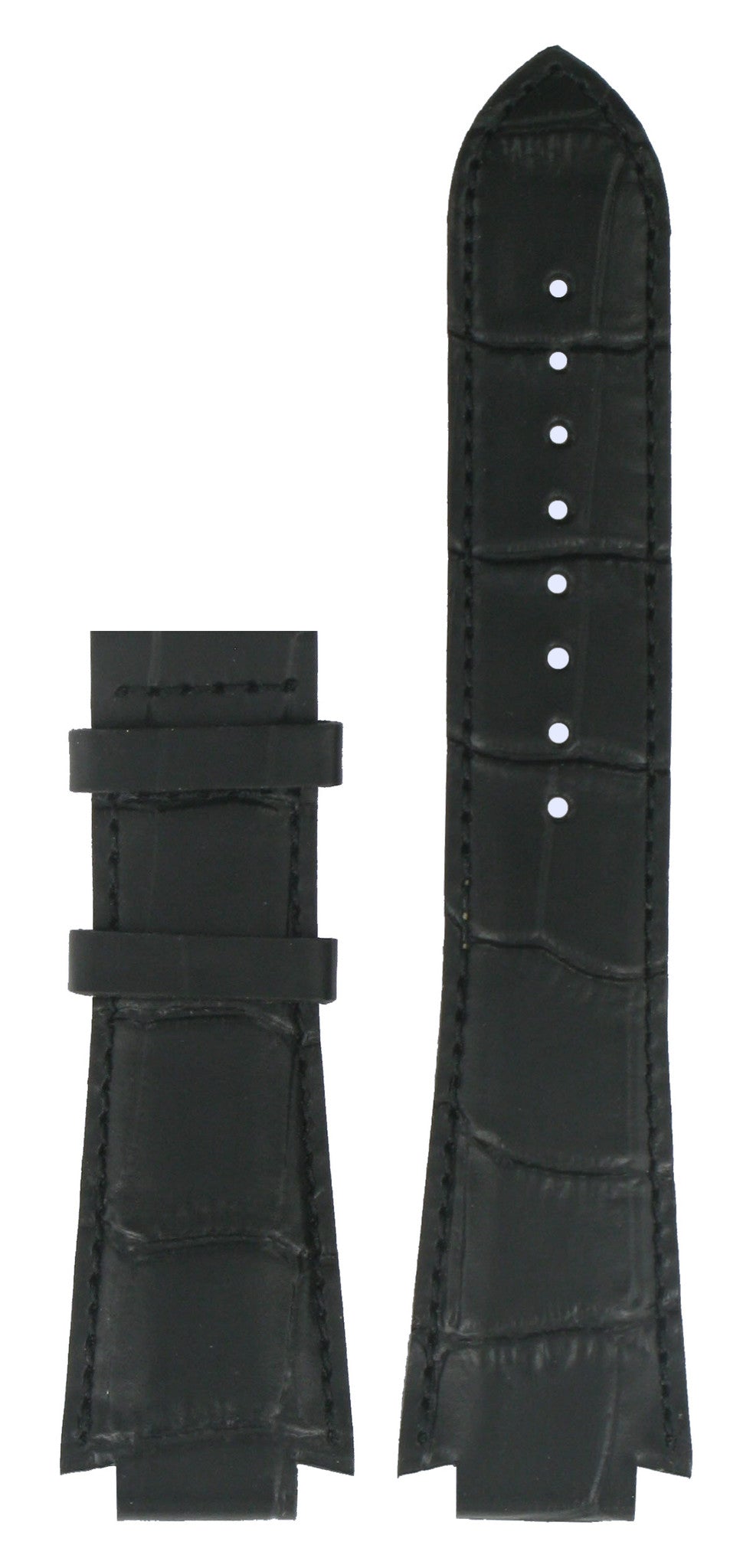 Tissot T601424 Watch Band T610014564 Black Leather 14 mm TXL - Watch Plaza