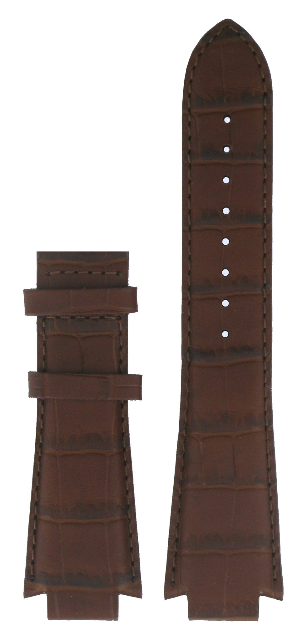 Tissot T601513 & T601517 Watch Band T610014559 Brown Leather 14 mm TXL - Watch Plaza