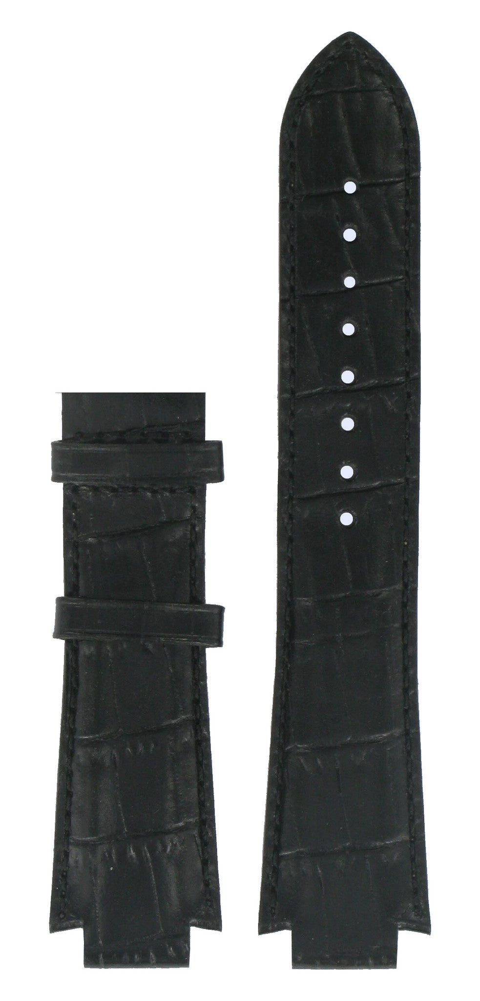 Tissot T601521 XS Watch Band T610014537 Black Leather 13 mm TXL - Watch Plaza