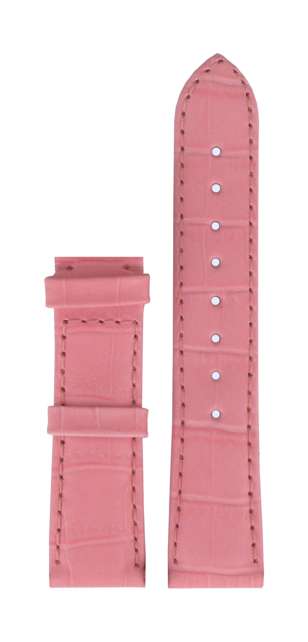 Tissot T66164702 XS Watch Band T610020019 Pink Leather 18 mm Porto Chrono - Watch Plaza