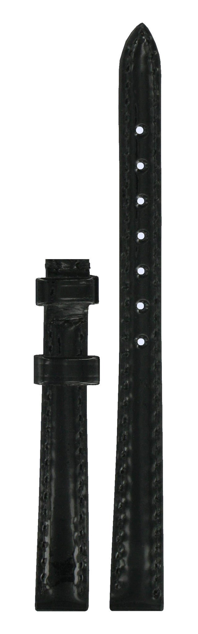 Tissot T71334234 & T71334034 Watch Band T610027447 Black Leather 10 mm New Helvetia - Watch Plaza