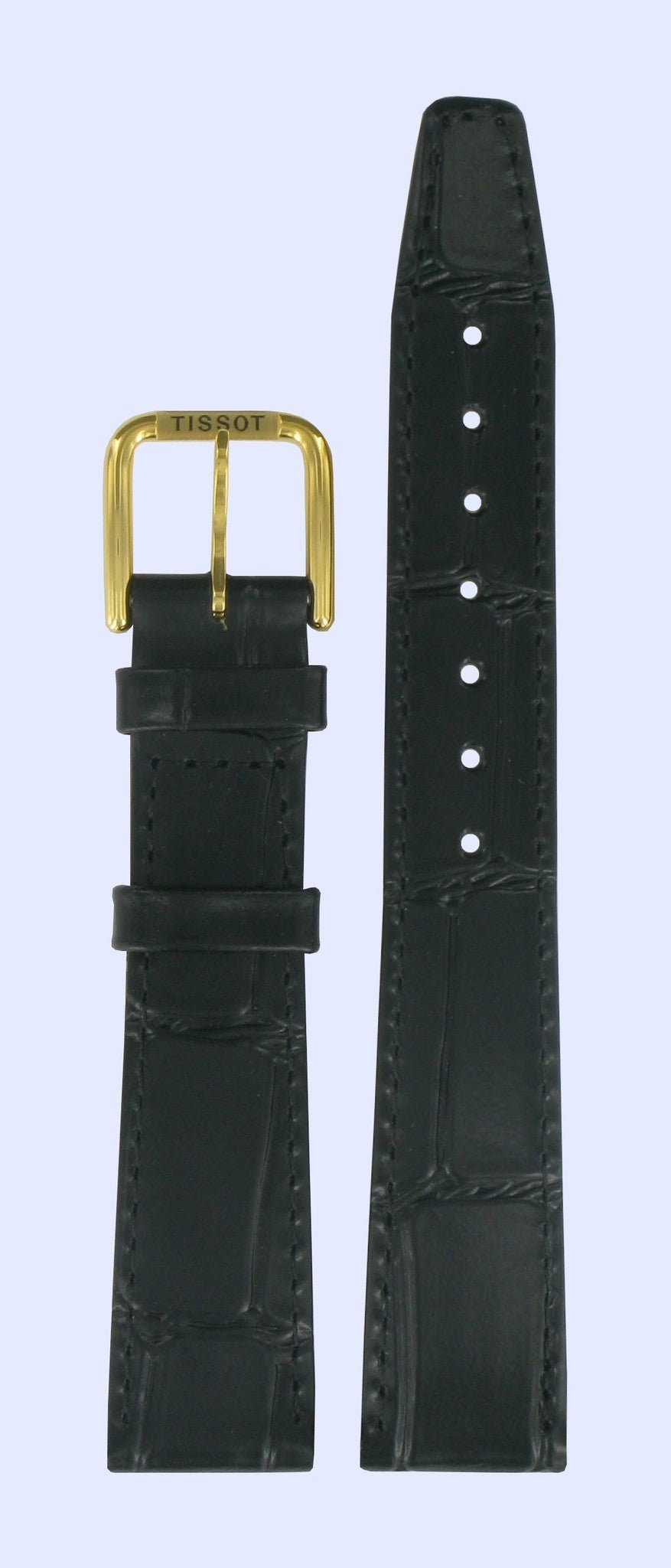 Tissot T85972225 Watch Band T600013071 Black Leather 17 mm Reader Digest - Watch Plaza