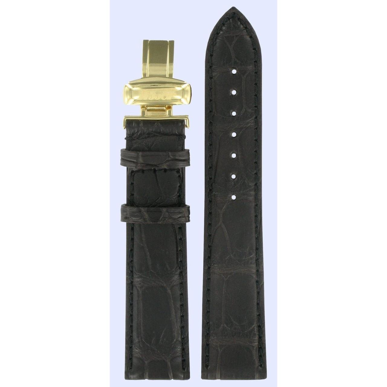 Tissot T9034141605100 & T71371822 Heritage Watch Band T600013488 Dark Brown Leather 20 mm PRS 516 - Watch Plaza
