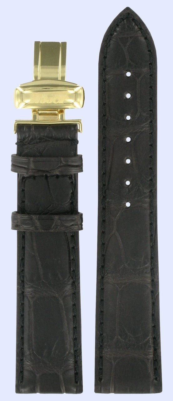 Tissot T9034141605100 & T71371822 Heritage Watch Band T600013488 Dark Brown Leather 20 mm PRS 516 - Watch Plaza