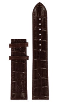 Tissot T907410A - XL Watch Band T610031650 Dark Brown Leather 20 mm Carson - Watch Plaza