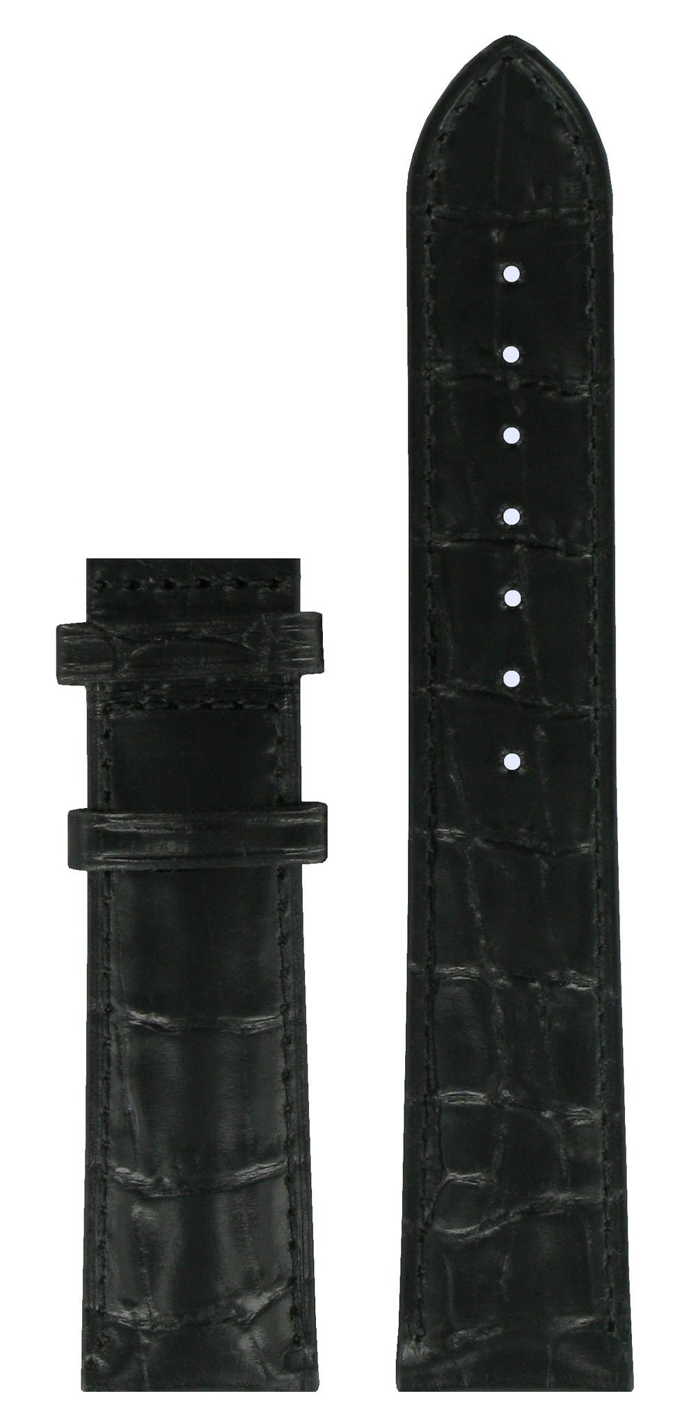 Tissot T910430A - XL Watch Band T610031880 Black Leather 20 mm Visodate - Watch Plaza