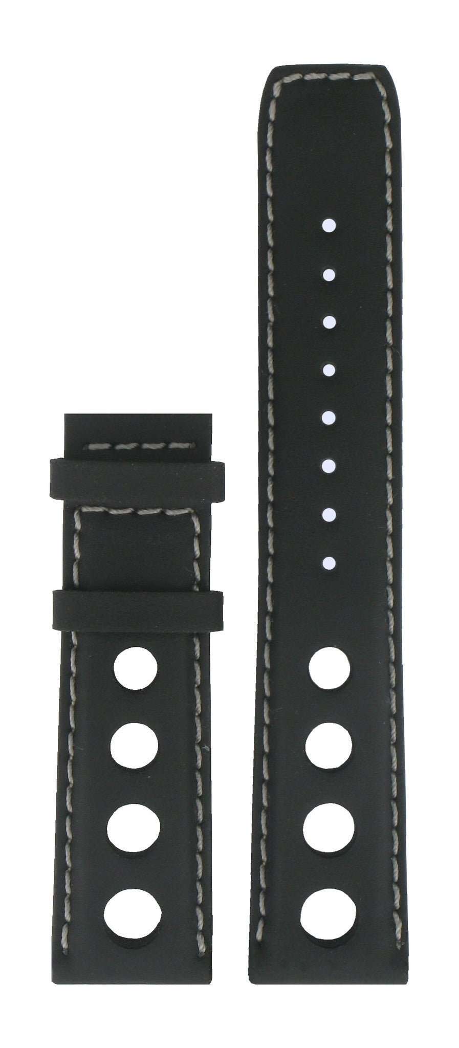 Tissot T9114A - PRS516 Watch Band T610014546 Black Leather 20 mm PRS 516 - Watch Plaza