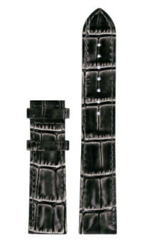 Tissot T921427A & T71147871 Watch Band T610034667 Black Leather 20 mm Bridgeport - Watch Plaza