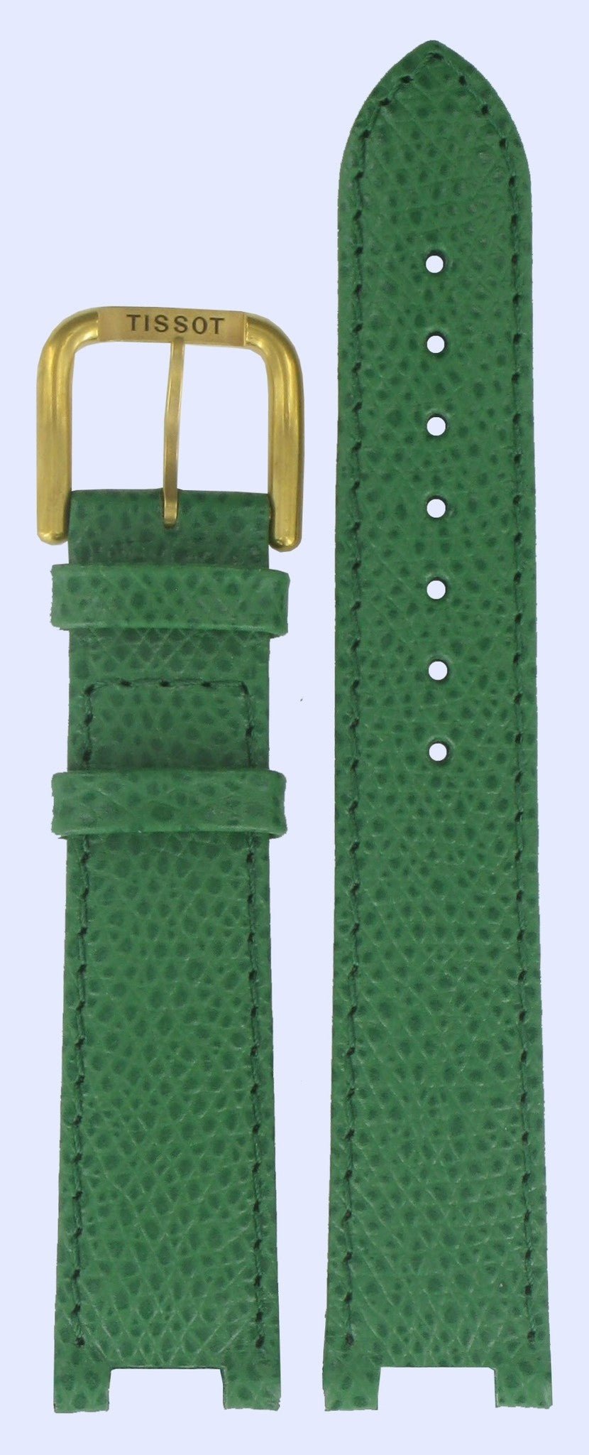 Tissot V136/236 Watch Band T600013197 Green Leather 08 mm Stylist Elabuki - Watch Plaza