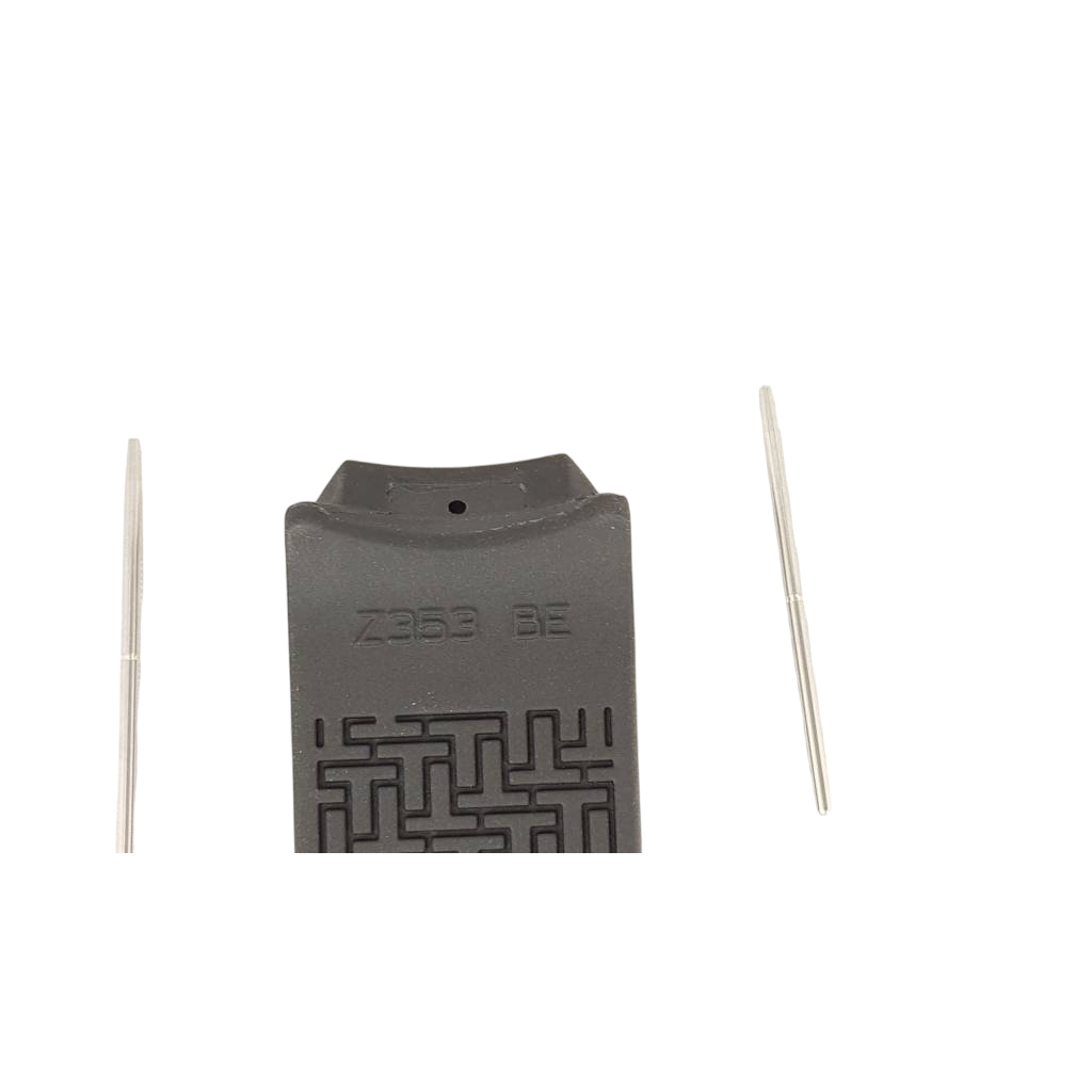 Tissot Z253 / Z353 BE Watch Band T610014614 Black Silicone 20 mm T - Touch - Watch Plaza