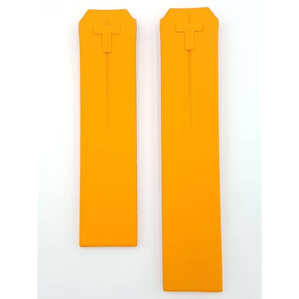 Tissot Z353 & Z253 Watch Band T610014615 Orange Silicone 20 mm T - Touch - Watch Plaza