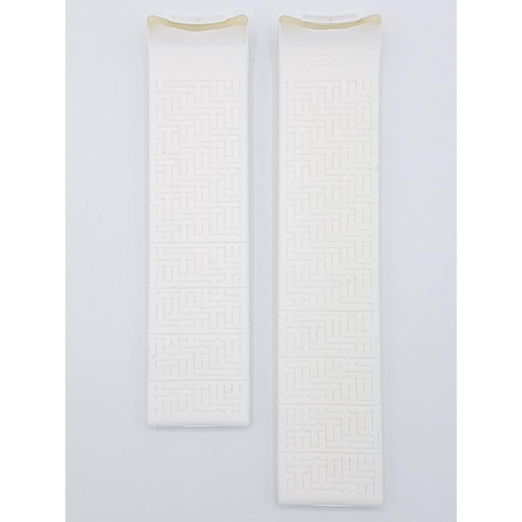 Tissot Z353 & Z253 Watch Band T610020042 White Silicone 20 mm T - Touch - Watch Plaza