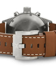 TW - Steel Marc Coblen TWMC11 chronograph watch men with brown leather strap 42mm - Watch Plaza